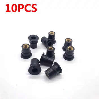 10pcs M5 Rubber WellNut 5mm Metric Motorcycle windscreen Well Nut Wellnuts Brass NUTS For Windscreens Fairings Cowls
10pcs M5 Rubber WellNut 5mm Metric Motorcycle windscreen Well Nut Wellnuts Brass NUTS For Windscreens Fairings Cowls