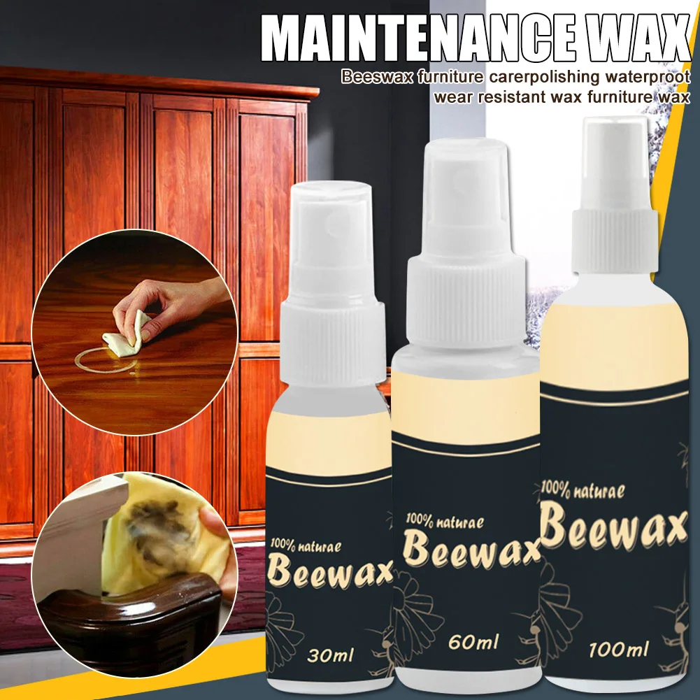 Wood Furniture Beeswax Spray Complete Solution Furniture Care Beeswax Moisture Resistant 30/60/100ml BJStore
Wood Furniture Beeswax Spray Complete Solution Furniture Care Beeswax Moisture Resistant 30/60/100ml BJStore