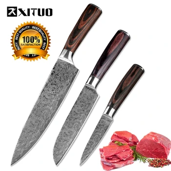 XITUO High Grade 8"5"3.5" Knife 3PCS Pakka Wood Beauty Pattern Japanese Chef Cleaver Paring Knives Cooking Tool Best Family Gift
XITUO High Grade 8"5"3.5" Knife 3PCS Pakka Wood Beauty Pattern Japanese Chef Cleaver Paring Knives Cooking Tool Best Family Gift
