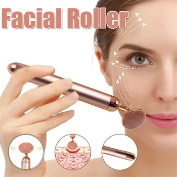 6000 Rotations Per Minute Vibration Waterproof Facial Massager Jade Head Anti-Wrnkle Skin Tighting Quartz Face Massage Tool Pink
6000 Rotations Per Minute Vibration Waterproof Facial Massager Jade Head Anti-Wrnkle Skin Tighting Quartz Face Massage Tool Pink