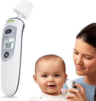 Accurate LCD Digital Infrared Thermometers with 35 Sets of Memory Readings Fever Alarm Forehead Ear Thermometer for Babies Kods
Accurate LCD Digital Infrared Thermometers with 35 Sets of Memory Readings Fever Alarm Forehead Ear Thermometer for Babies Kods
