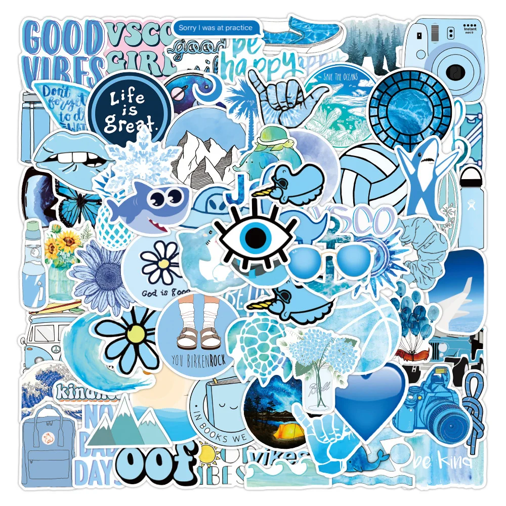 10/50/100PCS Cute Blue Cartoon Vsco Girl Stickers Aesthetic Water Bottle Phone Car Laptop Waterproof Graffiti Decal Toy Sticker
10/50/100PCS Cute Blue Cartoon Vsco Girl Stickers Aesthetic Water Bottle Phone Car Laptop Waterproof Graffiti Decal Toy Sticker