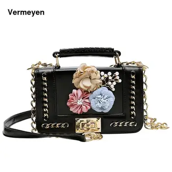 2020 New Korean Style Shoulder Bag Hand Bag Women's Bag Summer Contrast Color Flower Pearl Small Square Bag Crossbody Bag
2020 New Korean Style Shoulder Bag Hand Bag Women's Bag Summer Contrast Color Flower Pearl Small Square Bag Crossbody Bag
