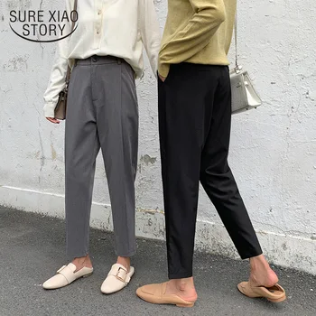 Korean Style New Loose Black Haren Pants Women Suit Trousers Spring and Autumn Female Ankle-length Pants Casual Trousers 7264 50
Korean Style New Loose Black Haren Pants Women Suit Trousers Spring and Autumn Female Ankle-length Pants Casual Trousers 7264 50