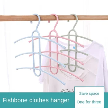 Nordic Color Magic Three-layer Anti-skid Multi-functional Creative Fishbone Plastic Drying Hanger
Nordic Color Magic Three-layer Anti-skid Multi-functional Creative Fishbone Plastic Drying Hanger