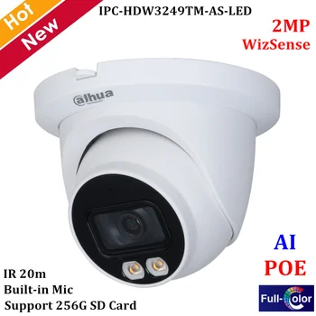 Dahua Full-color Series Network Camera IPC-HDW3249TM-AS-LED 2MP Lite AI Warm LED Cam Built-in Mic Support 256G SD Card 12V DC
Dahua Full-color Series Network Camera IPC-HDW3249TM-AS-LED 2MP Lite AI Warm LED Cam Built-in Mic Support 256G SD Card 12V DC