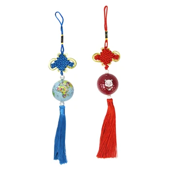 2x Chinese Knot Tassel Golf Ball Home Car Office Hanging Decoration Blue map 
2x Chinese Knot Tassel Golf Ball Home Car Office Hanging Decoration Blue map
