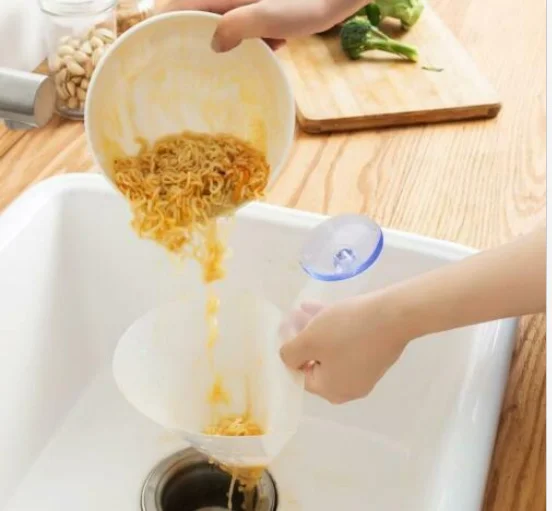 Kitchen sink wall suction drain filter leftovers soup juice simple anti-clogging sorting garbage kitchen funnel drain basket
Kitchen sink wall suction drain filter leftovers soup juice simple anti-clogging sorting garbage kitchen funnel drain basket