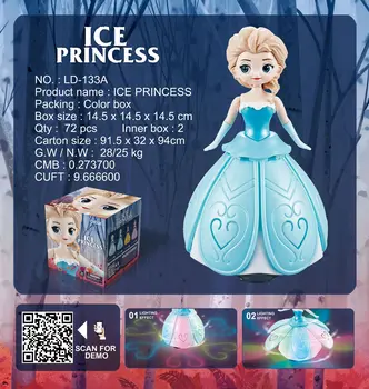 Disney Princess Doll Toys Elsa Anna Doll Action Figure Rotating Dance Projection Light Music Model Dolls For Girls Gifts
Disney Princess Doll Toys Elsa Anna Doll Action Figure Rotating Dance Projection Light Music Model Dolls For Girls Gifts