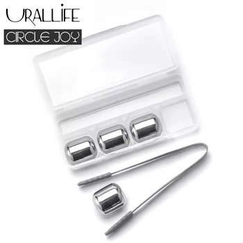 Urallife Circle Joy Ice Cube Reusable Stainless Steel Washable Long-term Use Ice Maker For Wine Corks Fruit Juice Various Shapes
Urallife Circle Joy Ice Cube Reusable Stainless Steel Washable Long-term Use Ice Maker For Wine Corks Fruit Juice Various Shapes