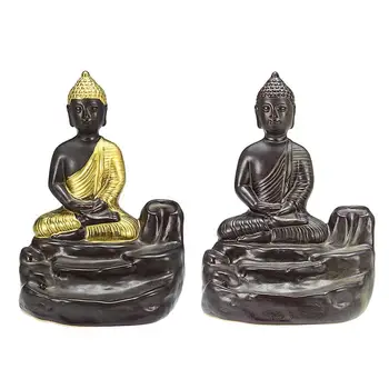 

Ceramic Buddha Incense Burners Guanyin Buddhist Statue Smoke Backflow Cone Censer Burner Holder Teahouse Home Decoration Crafts