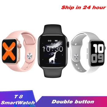 T8 Smart Watch Waterproof Fittness bracelet Dobule button HeartRate Bluetooth Sport Smartwatch For IOS Android PK T500 IWO 8 12
T8 Smart Watch Waterproof Fittness bracelet Dobule button HeartRate Bluetooth Sport Smartwatch For IOS Android PK T500 IWO 8 12