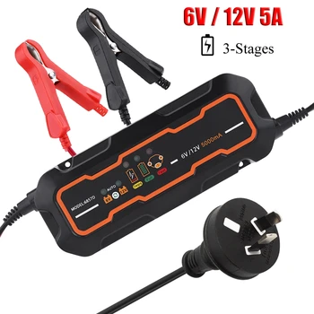 SOONHUA Battery Charger 5A Automatic Smart Battery Chargers For Car Vehicle Truck Motorcycle Boat AGM GEL 110-240V AU Plug New
SOONHUA Battery Charger 5A Automatic Smart Battery Chargers For Car Vehicle Truck Motorcycle Boat AGM GEL 110-240V AU Plug New
