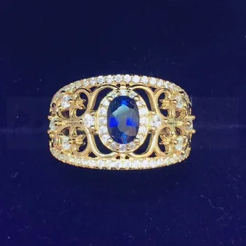 Natural sapphire ring 0.6ct gemstone Free shipping 925 sterling silver Fine jewelry For men or women Q91156
Natural sapphire ring 0.6ct gemstone Free shipping 925 sterling silver Fine jewelry For men or women Q91156