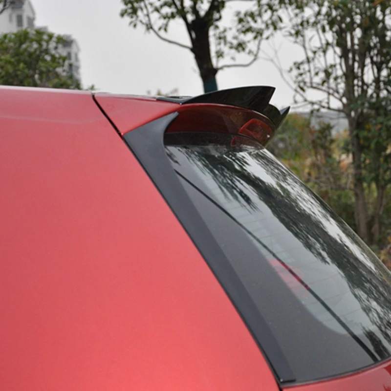 

for Golf 7 MK7 MK7.5 ABS material bright black paint car roof spoiler for Volkswagen Golf 7 Goif 7.5 (NOT GTI R) 2014-2018