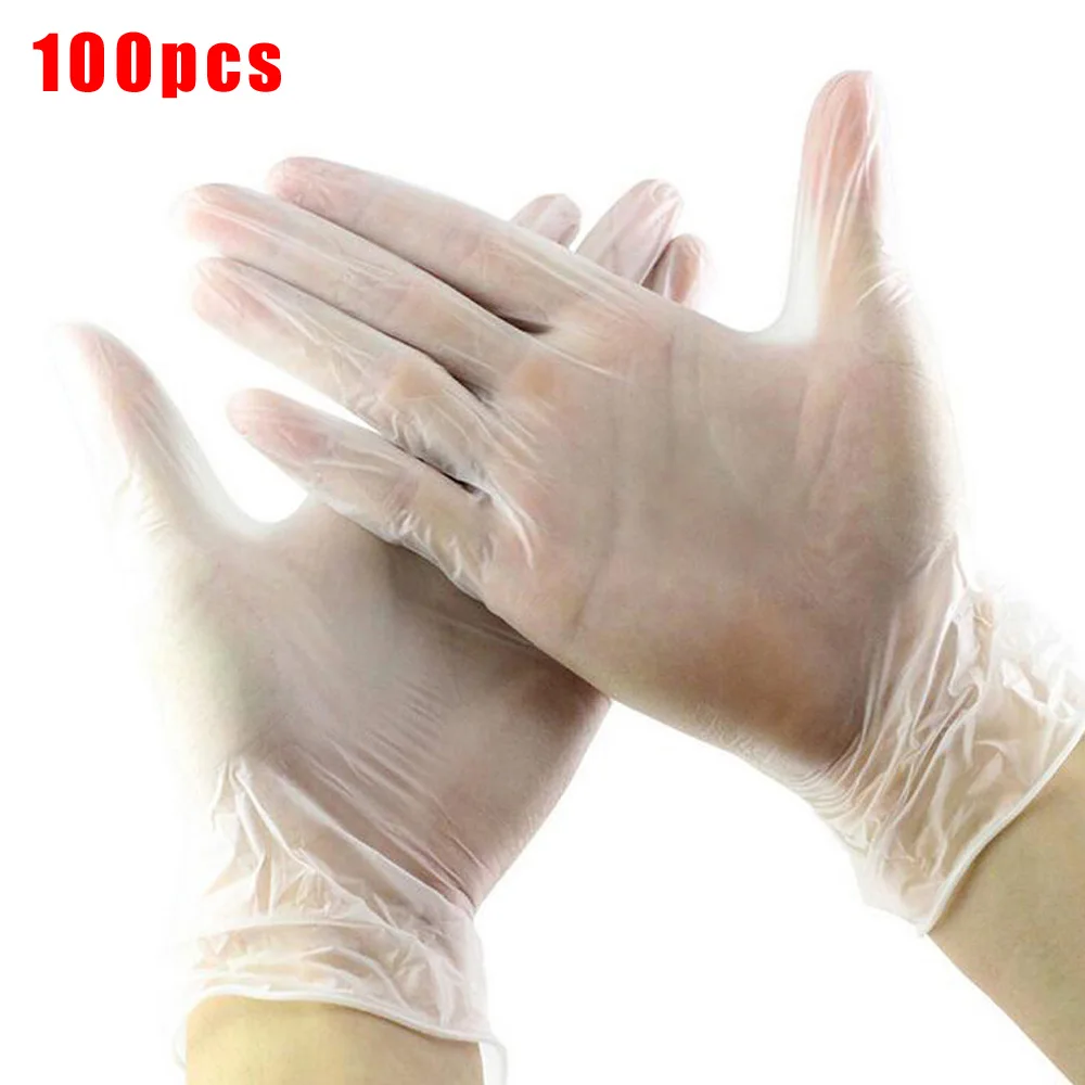 100pcs S/M/L PVC Clear Disposable Mechanic Gloves Waterproof Non-Slip Comfortable For Left And Right Hand Dishwashing
100pcs S/M/L PVC Clear Disposable Mechanic Gloves Waterproof Non-Slip Comfortable For Left And Right Hand Dishwashing