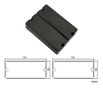 2Pcs Open 5 String Bass Pickups Wired Soap Bar Style Replacement Musical Instrument Accessory Black
2Pcs Open 5 String Bass Pickups Wired Soap Bar Style Replacement Musical Instrument Accessory Black