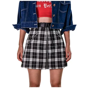 Women Preppy Style Sexy Stripe Fashion Vintage Casual Zipper Plaid A-line Skirt 2020 Women's Sexy New Clothes Vestido #GM
Women Preppy Style Sexy Stripe Fashion Vintage Casual Zipper Plaid A-line Skirt 2020 Women's Sexy New Clothes Vestido #GM