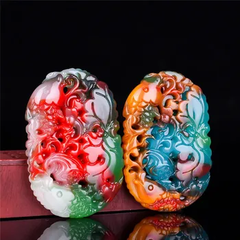 1PC FISH LOTUS COLOR JADE PENDANT CHINESE NECKLACE CARVED NATURAL CHARM JEWELRY AMULET FASHION ACCESSORIES FOR MEN WOMEN GIFTS
1PC FISH LOTUS COLOR JADE PENDANT CHINESE NECKLACE CARVED NATURAL CHARM JEWELRY AMULET FASHION ACCESSORIES FOR MEN WOMEN GIFTS