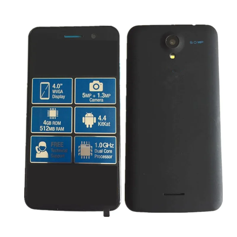 4.5INCH Android 4.4 Mobile Phone 5MP 512MB RAM 4GB ROM Dual Core 1.0GHz Unlocked 3G WCDMA Dual sim Smartphones Cellphones
4.5INCH Android 4.4 Mobile Phone 5MP 512MB RAM 4GB ROM Dual Core 1.0GHz Unlocked 3G WCDMA Dual sim Smartphones Cellphones