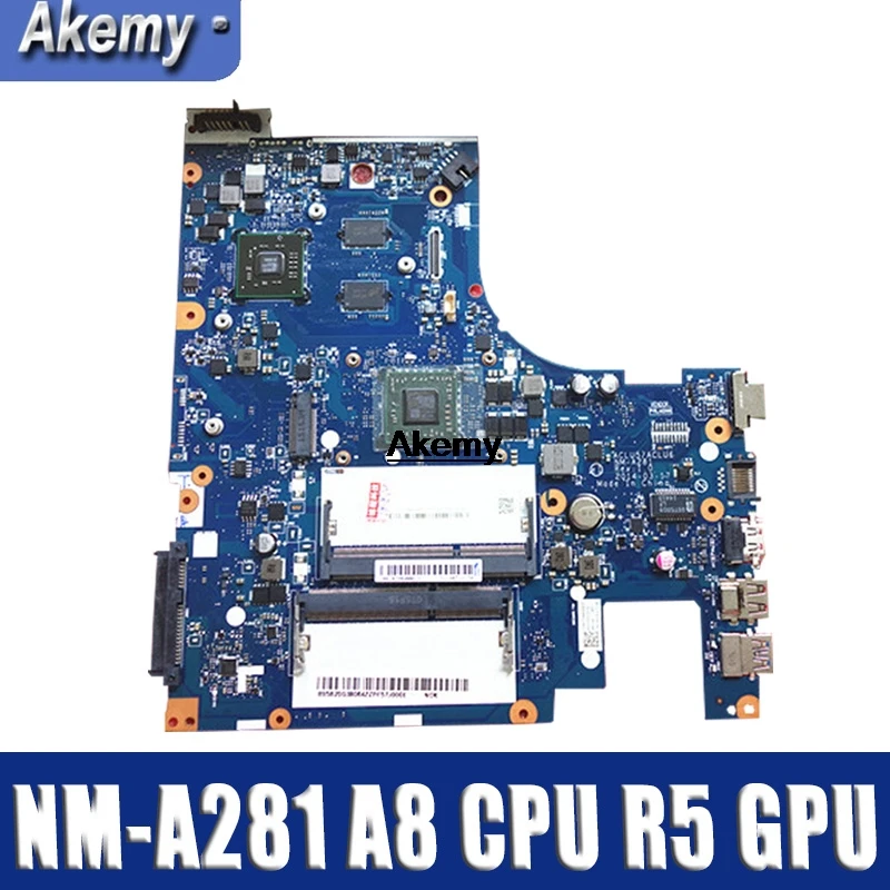 NM-A281 mainboard for Lenovo G50-45 ACLU5/ACLU6 laptop PC motherboard for amd A8-6410 CPU + R5 GPU 2GB video card 100% test OK
NM-A281 mainboard for Lenovo G50-45 ACLU5/ACLU6 laptop PC motherboard for amd A8-6410 CPU + R5 GPU 2GB video card 100% test OK