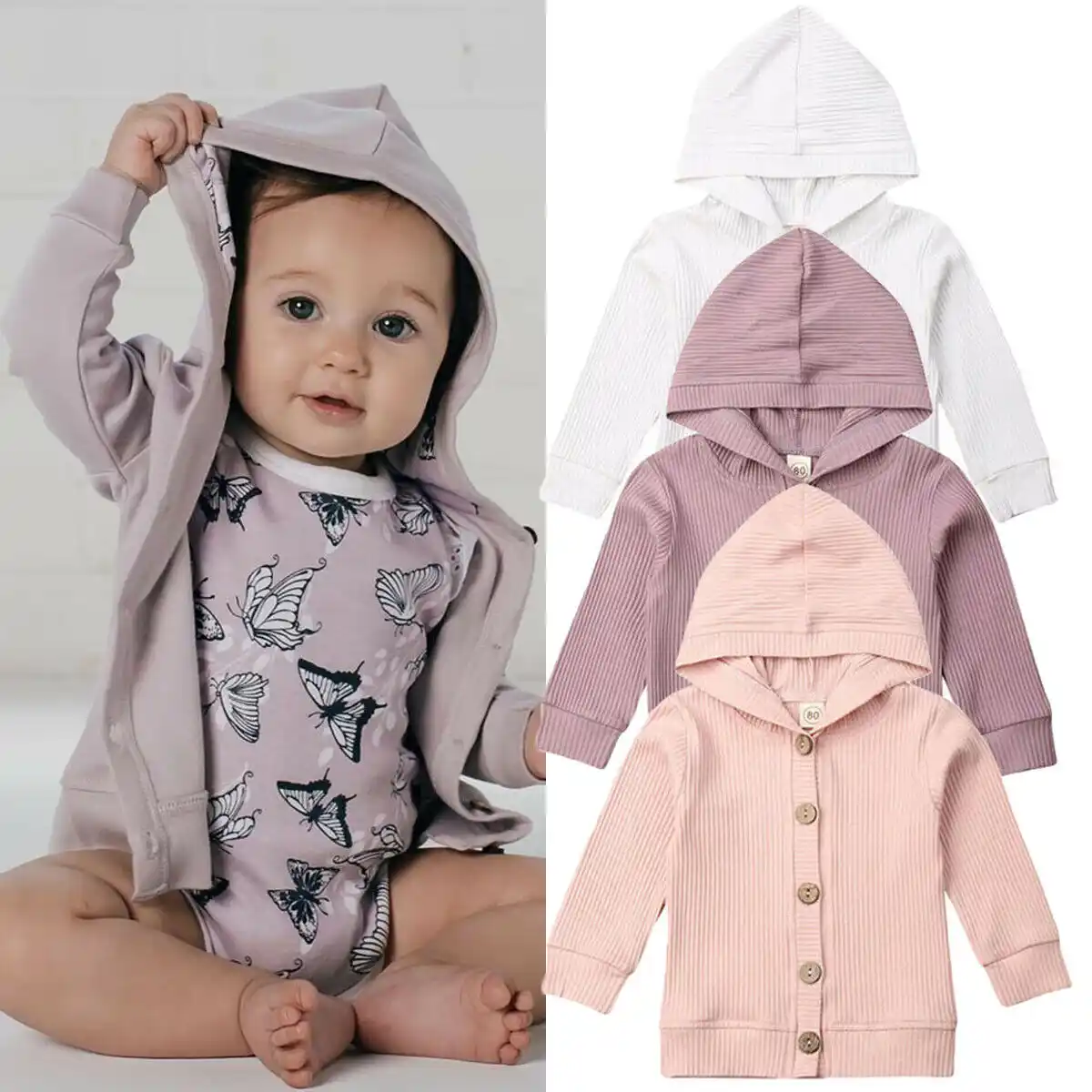 0-24m winter autumn new newborn infant kids baby girl clothes