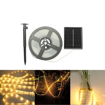Outdoor 1/2/3/4/5m Solar LED Flexible Light Strip String Lights Holiday Christmas Party Garland Garden Waterproof Lights Decor
Outdoor 1/2/3/4/5m Solar LED Flexible Light Strip String Lights Holiday Christmas Party Garland Garden Waterproof Lights Decor