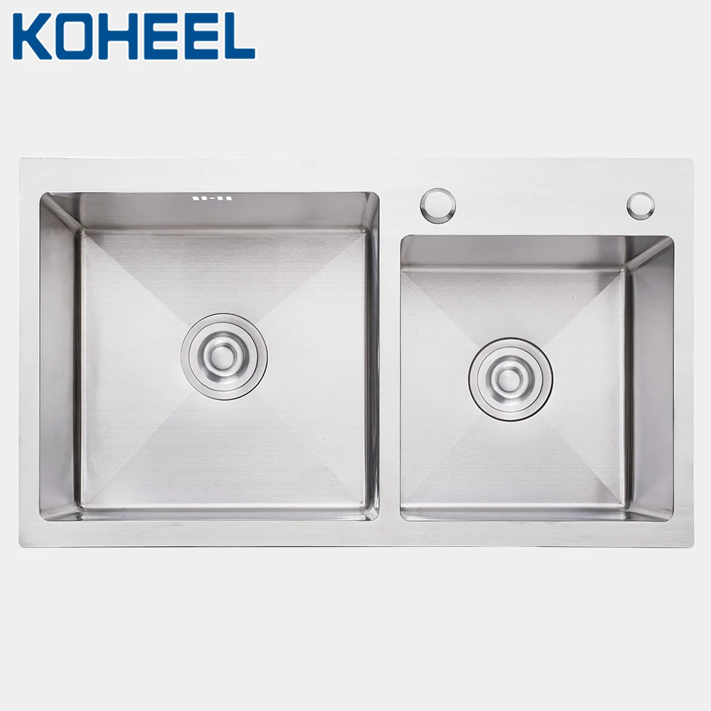 KOHEEL stainless steel kitchen sink bowl Handmade brushed seamless Drain Basket And Drain Pipe single kitchen sink
KOHEEL stainless steel kitchen sink bowl Handmade brushed seamless Drain Basket And Drain Pipe single kitchen sink