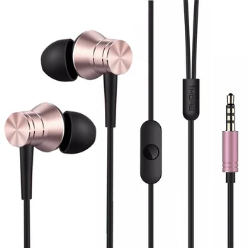 Headphones 1MORE Piston Fit In-Ear E1009 Pink wired, plug-in, 20-20000 Hz, 32 Ohms, 100 dB, with microphone, Mini Jack 3.5 mm, metal, pink
Headphones 1MORE Piston Fit In-Ear E1009 Pink wired, plug-in, 20-20000 Hz, 32 Ohms, 100 dB, with microphone, Mini Jack 3.5 mm, metal, pink