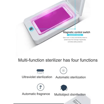 Portable Mobile Phone Sanitizer And Charger Uv Sterilizer Multi Function Mask Sterilizer Makeup Ultraviolet Disinfectant Machine
Portable Mobile Phone Sanitizer And Charger Uv Sterilizer Multi Function Mask Sterilizer Makeup Ultraviolet Disinfectant Machine