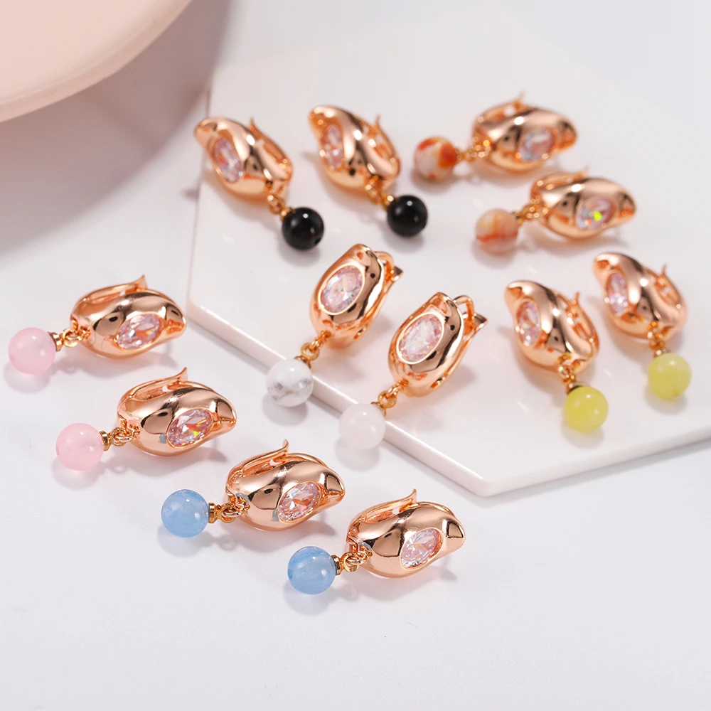 2019 New Gold Silver Round Earrings Multi color White Cubic Zircon Crystal Drop Earrings Statement Korean Style Fashion Jewelry
2019 New Gold Silver Round Earrings Multi color White Cubic Zircon Crystal Drop Earrings Statement Korean Style Fashion Jewelry