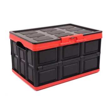 Car Trunk Organiser Storage Box Foldable Plastic Box with Secure Lid and Add on Feature
Car Trunk Organiser Storage Box Foldable Plastic Box with Secure Lid and Add on Feature