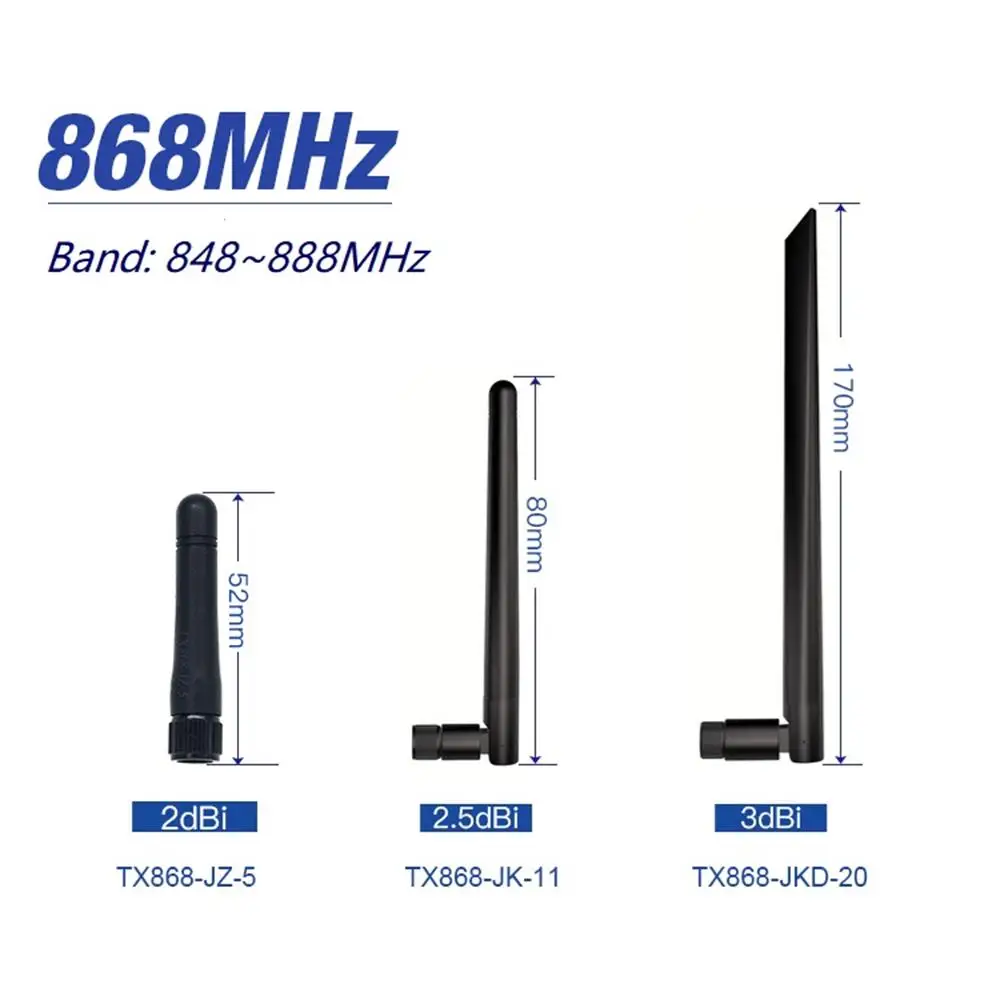 10pcs Long Range 868MHz Antenna Omni Lora 868M Antenna for Communication SMA Male Straight Foldable Mini Aerial High Gain TX868
10pcs Long Range 868MHz Antenna Omni Lora 868M Antenna for Communication SMA Male Straight Foldable Mini Aerial High Gain TX868