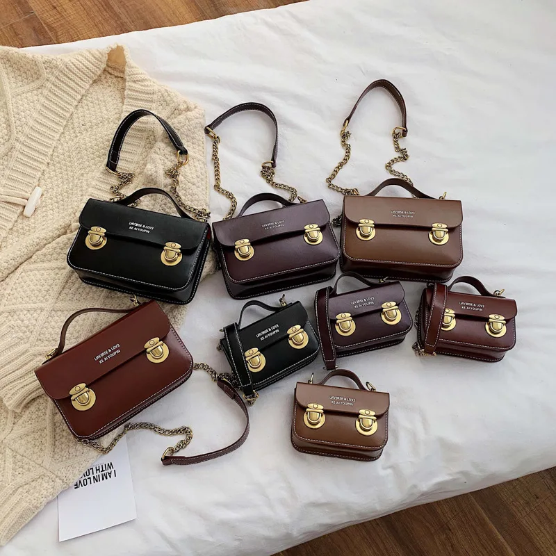 INS Bag Women's Retro Mini Lock Square Sling Bag 2019 New Style Fashion Chain Shoulder Bag
INS Bag Women's Retro Mini Lock Square Sling Bag 2019 New Style Fashion Chain Shoulder Bag