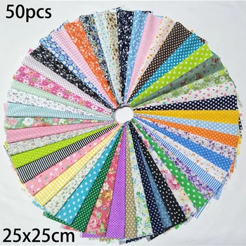 50 Colors DIY Cotton Fabric Quilting Sewing Hand Craft Patchwork Cloth 25*25cm For Hand Crafts Making Sewing
50 Colors DIY Cotton Fabric Quilting Sewing Hand Craft Patchwork Cloth 25*25cm For Hand Crafts Making Sewing