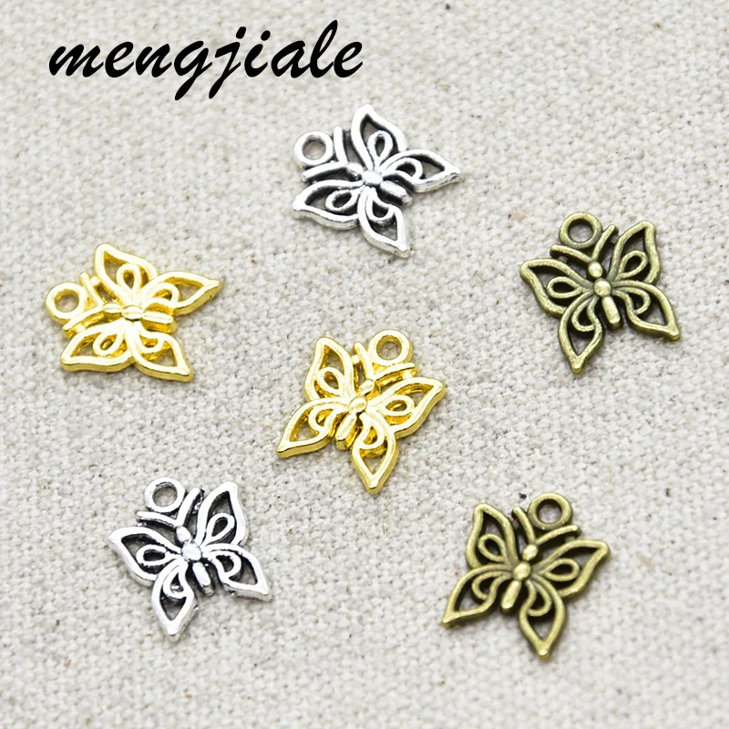 40pcs Wholesale Three Color Small Butterfly Charms Zinc Alloy Metal Pendants For DIY Handmade Jewelry Accessories Making 14*12mm
40pcs Wholesale Three Color Small Butterfly Charms Zinc Alloy Metal Pendants For DIY Handmade Jewelry Accessories Making 14*12mm