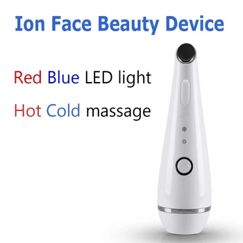 Hot Cold Ultrasonic Vibration Ion Face Beauty Device IPL red blue LED light Face Lifting Shrink Pore Cleansing facial care tools
Hot Cold Ultrasonic Vibration Ion Face Beauty Device IPL red blue LED light Face Lifting Shrink Pore Cleansing facial care tools