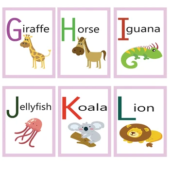 10.5CM*13.5CM Animals Alphabet 26 Letter English Flash Card Handwriting Early Development Educational Toys For Children Kid Game
10.5CM*13.5CM Animals Alphabet 26 Letter English Flash Card Handwriting Early Development Educational Toys For Children Kid Game
