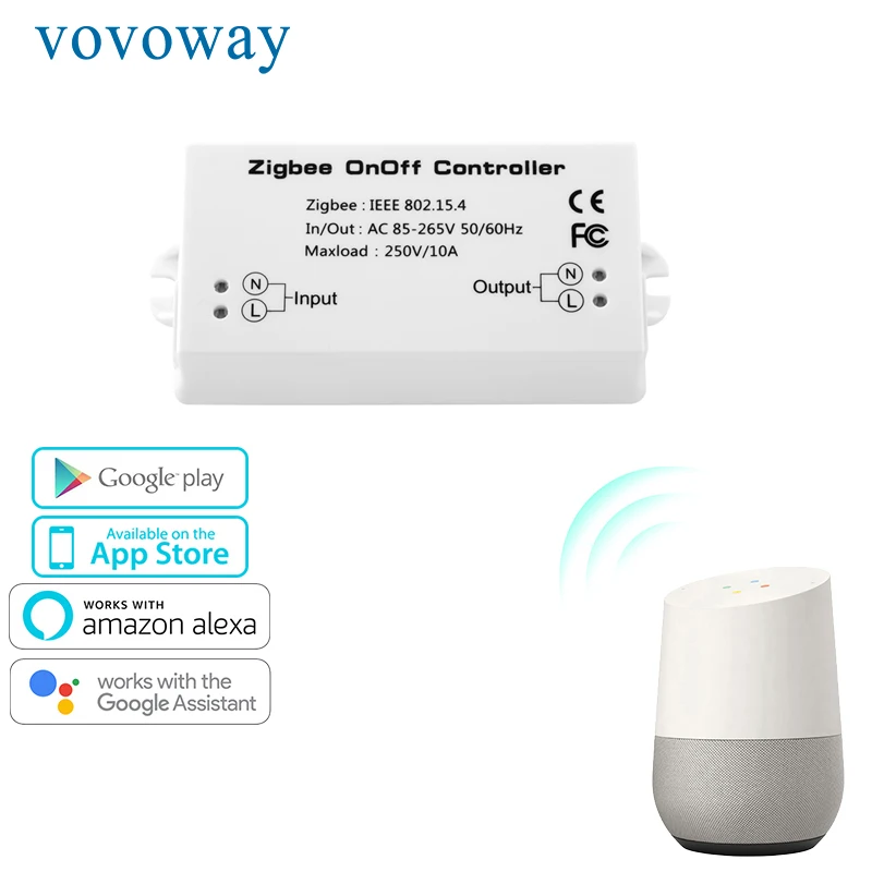 Vovoway zigbee smart switch Appliances interrupter Smart Life APP Smart Control AV110-250V Support Android and IOS systems
Vovoway zigbee smart switch Appliances interrupter Smart Life APP Smart Control AV110-250V Support Android and IOS systems