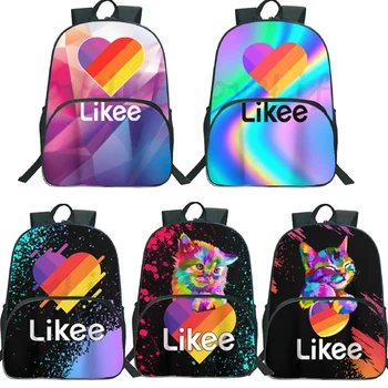 16 Inch Likee Video APP School Bags Color Heart 3d Printed Backpack Russia Style Knapsack Likee Teenager Boys Girls Travel Bags
16 Inch Likee Video APP School Bags Color Heart 3d Printed Backpack Russia Style Knapsack Likee Teenager Boys Girls Travel Bags