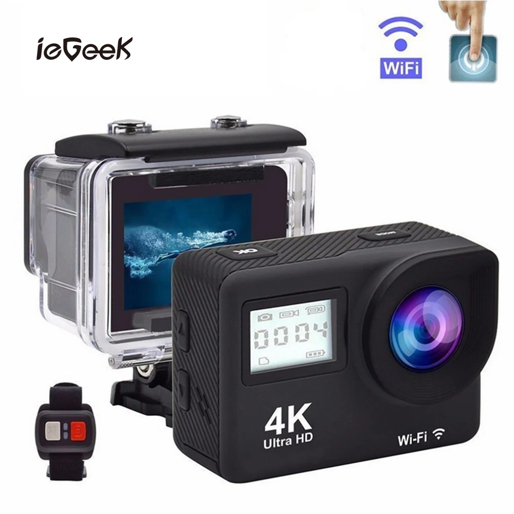 1080P Action Camera Full Touch Screen WiFi Remote Control Sports Video Camcorder 30fps Mini Helmet Waterproof Sports DV Camera
1080P Action Camera Full Touch Screen WiFi Remote Control Sports Video Camcorder 30fps Mini Helmet Waterproof Sports DV Camera