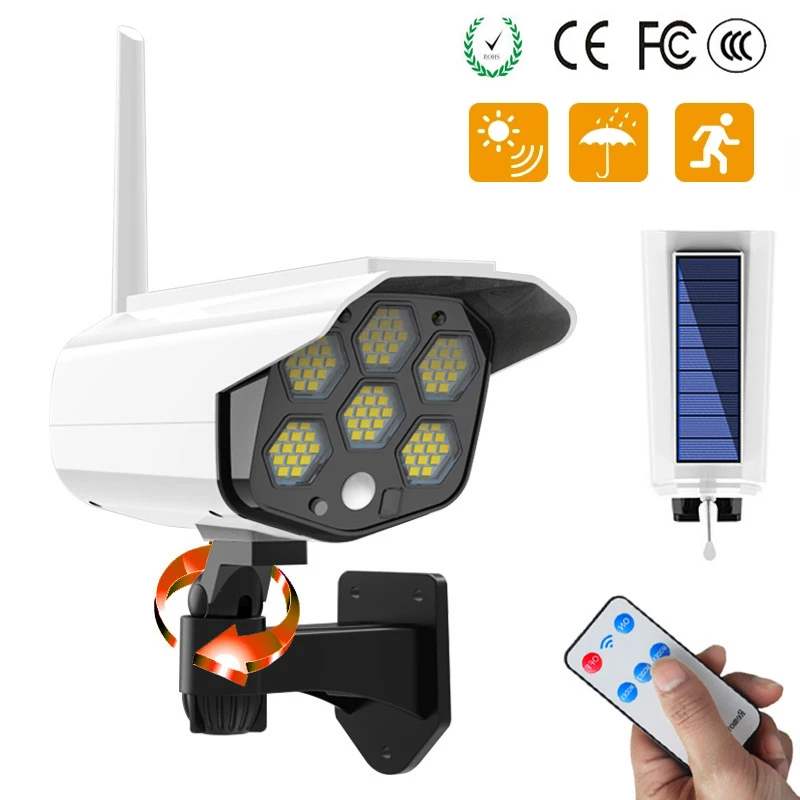 

Outdoor 84LED Wall Light Motion Sensor 3 Mode Waterproof Sunlight Solar Powered Street Wall Lamp for Garden Decoration Spotlight