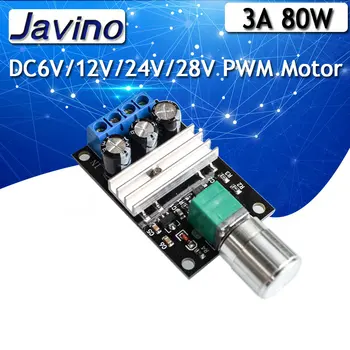 DC 6V 12V 24V 28VDC 3A 80W PWM Motor Speed Controller Regulator Adjustable Variable Speed Control With Potentiometer Switch
DC 6V 12V 24V 28VDC 3A 80W PWM Motor Speed Controller Regulator Adjustable Variable Speed Control With Potentiometer Switch