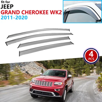 for Jeep Grand Cherokee WK2 2011~2020 Window Visor Vent Awnings Rain Guard Deflector Shelters Cover Accessories 2012 2013 2014 
for Jeep Grand Cherokee WK2 2011~2020 Window Visor Vent Awnings Rain Guard Deflector Shelters Cover Accessories 2012 2013 2014