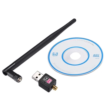 900Mbps Wireless Network Cards 2.4G&5G LAN Adapter 802.11b/n/g WiFi w/ 2dBi Antenna Portable Office Usb Wifi
900Mbps Wireless Network Cards 2.4G&5G LAN Adapter 802.11b/n/g WiFi w/ 2dBi Antenna Portable Office Usb Wifi