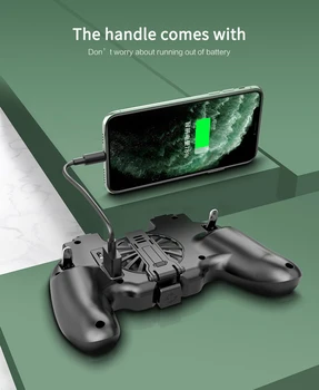 Pubg Controller Phone Gamepad Pubg Mobile Trigger L1R1 Shooter Joystick Game Pad Holder Cooler Fan with 2000/4000mAh
Pubg Controller Phone Gamepad Pubg Mobile Trigger L1R1 Shooter Joystick Game Pad Holder Cooler Fan with 2000/4000mAh