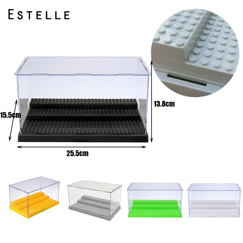 3 Steps Display Case/Box Dustproof ShowCase Gray Base For Figures Blocks Acrylic Plastic Display Box Light Case Christmas Toy
3 Steps Display Case/Box Dustproof ShowCase Gray Base For Figures Blocks Acrylic Plastic Display Box Light Case Christmas Toy