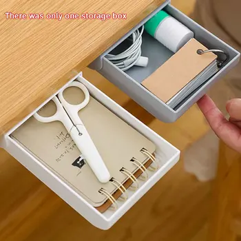 Drawer Case Under Table Storage Box Home Adhesive Stationery Bedroom Kitchen Desk Organizer Pen Holder Container Jewelry
Drawer Case Under Table Storage Box Home Adhesive Stationery Bedroom Kitchen Desk Organizer Pen Holder Container Jewelry