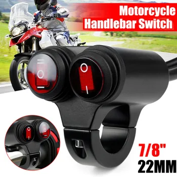 7/8Inch 22mm DC 12V Motorcycle ATV Handlebar Control 3 Wire Switch ON OFF Fog Headlight Waterproof Replacement Accessories
7/8Inch 22mm DC 12V Motorcycle ATV Handlebar Control 3 Wire Switch ON OFF Fog Headlight Waterproof Replacement Accessories