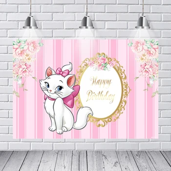Beautiful Lazy Mariel Cat Backdrop for Girls Pink Theme Flowers Gold Frame Photography Backgrounds Vinyl 7x5FT
Beautiful Lazy Mariel Cat Backdrop for Girls Pink Theme Flowers Gold Frame Photography Backgrounds Vinyl 7x5FT